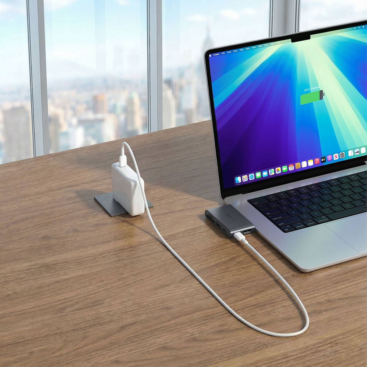 Anker 6in1 USB-C Hub 1 USB-C 1 USB-A 1 HDMI 1 SD card 1 micro SD - thumbnail 6