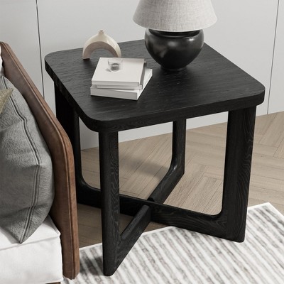 PexFix 24 in. W Square Wood End Table with Round Corners
