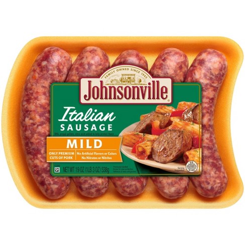 Johnsonville Mild Italian Fresh Sausage Links - 19oz/5ct - image 1 of 4