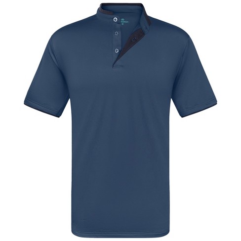 Mittoshop Color Block Henley Short Sleeve Polo Shirt main image 0