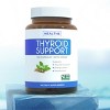 Thyroid Support Capsules, Hypothyroidism Supplement for Women & Men, Ashwagandha Root, Zinc, Selenium, Vitamin B12 Complex, Health's Harmony - image 2 of 4