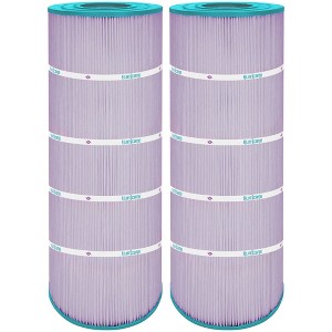 Hurricane 2 Pack HF8316-01P Platinum Purple Pool Filter Cartridge Replacement for PXST150, Unicel C-8316, Filbur FC-1286, Hayward X-Stream CC1500 - 1 of 4