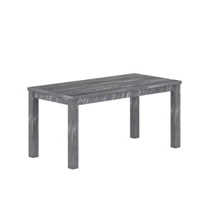 NicBex Dining Table 63" Solid Wood Rectangular Dining Table for 6 with Wood Legs for Dining room - 1 of 4