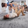 Kumasinova Stain-Resistant Area Rug, Non-Shedding Door Mat,Kid & Pet-Friendly, Ivory/Sand Abstract Area Rug for Living Room, Latex-Free Cotton Backing - 2 of 4