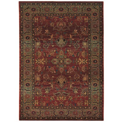 Ansley Area Rug - Red (7'10"x11')