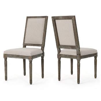 Set of 2 Ledger Traditional Dining Chairs - Christopher Knight Home