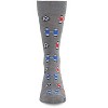 Memoi Men's Fun Foosball Bamboo Blend Novelty Crew Socks - 2 of 4