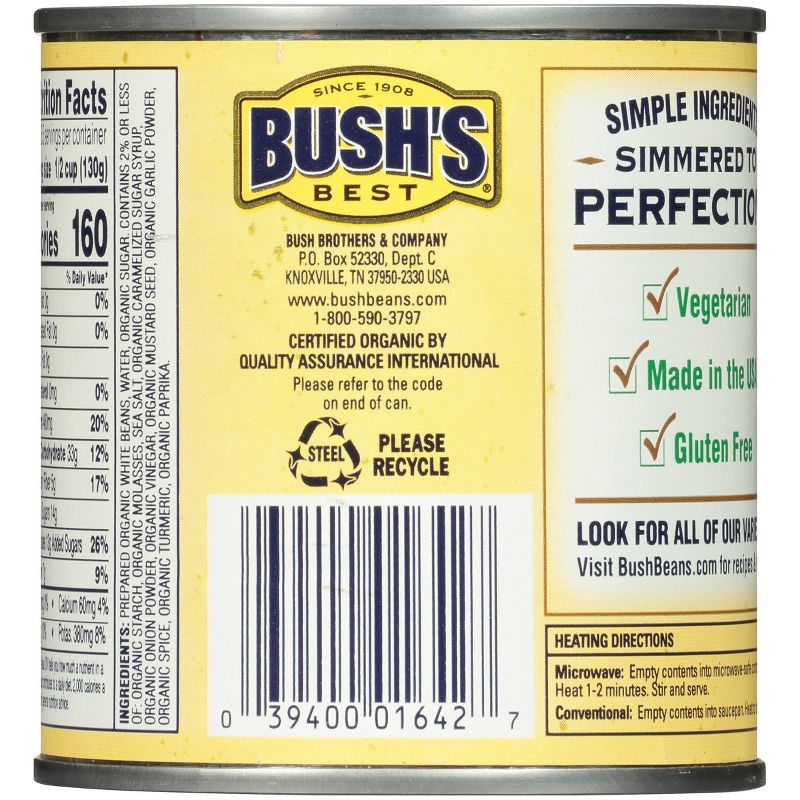 Bush&#39;s Organic Baked Beans - 16oz, 3 of 7