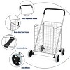 Mojgar Portable Folding Shopping Cart Utility for Grocery Laundry - 4 of 4