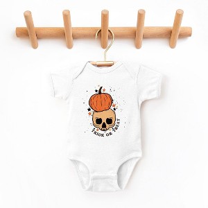 The Juniper Shop Trick Or Treat Skull Baby Bodysuit - 1 of 3