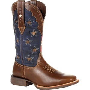 Women's Durango® Lady Rebel Pro™ Women's Vintage Flag Western Boot - 1 of 4