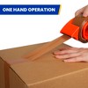 Itopfox Heavy Duty Brown Packing Tape with Dispenser, 2.6mil Thick Secure Sticky Packaging Tape for Carton Sealing, Shipping, Mailing & Storage - 2 of 4