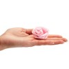 Bright Creations 200 Pack Light Pink Artificial Flower Heads, 2 Inch Stemless Fake Foam Roses for Wall Decorations, Weddings, Bouquets - 4 of 4