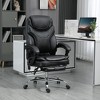 Vinsetto Vibration Massage Office Chair with Heat, Adjustable Height, High Back, Footrest, PU Leather Comfy Computer Desk Chair - 3 of 4