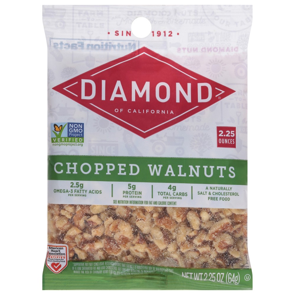 UPC 070450048914 product image for Diamond Walnuts Chopped - 2.25oz | upcitemdb.com