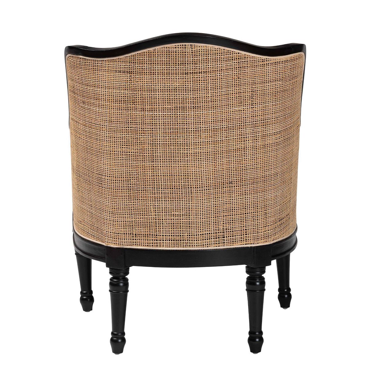 bali & pari Elizette Fabric and Wood Accent Chair - thumbnail 5
