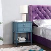 Gulches Elegant Contemporary Nightstand with Open Shelf, EZ Assembly & Compact Design, Durable Bedroom Storage - 3 of 4