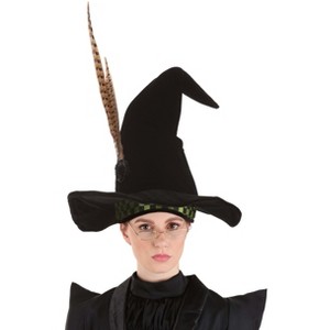 HalloweenCostumes.com One Size Fits Most  Women  Harry Potter Professor McGonagall Costume Hat, Black/Green - 1 of 4