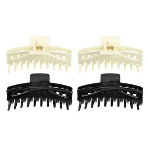 Unique Bargains Women's Claw Clip Hair Accessories for Thick Hair Large 4 Pcs - 1 of 4