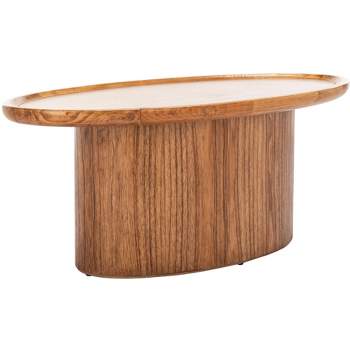 Flyte Oval Coffee Table - Natural - Safavieh.