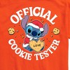 Men's - Lilo and Stitch - Christmas Official Cookie Tester Short Sleeve Graphic T-Shirt - 2 of 4