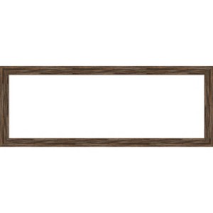 Amanti Art Regis Barnwood Mocha Narrow Framed Dry Erase Magnetic Board - 1 of 4