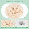 Unique Bargains Alloy Satin Fabric Big Rose Flower Dainty Brooches Pin 1 Pc - 2 of 4