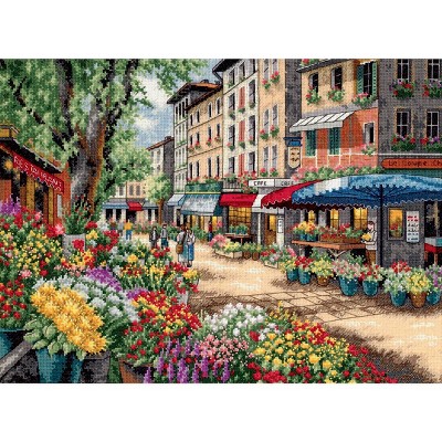 Dimensions Gold Collection Counted Cross Stitch Kit 15"X11"-City View (18 Count)
