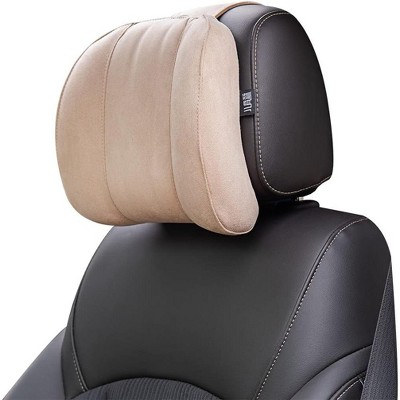 TruAIR Memory Foam Car Headrest Pillow for Neck Support and Comfortable Driving