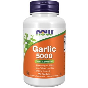 Garlic 5000 by Now Foods  -  90 Tablet - 1 of 3