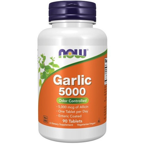 Garlic 5000 by Now Foods  -  90 Tablet - image 1 of 3