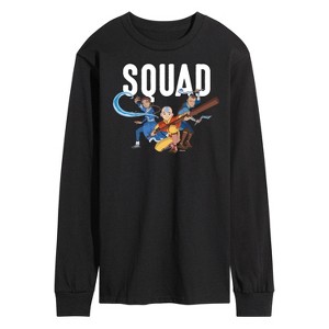 Men's - Avatar: The Last Airbender - Trio Squad Long Sleeve Graphic T-Shirt - 1 of 4