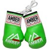 Amber Fight Gear Mini Boxing Glove Replicas Perfect for Boxing Fans & Gift Giving - Authentic, Sporty Rear-View Mirror Decoration, Sold as a Pair - 2 of 2