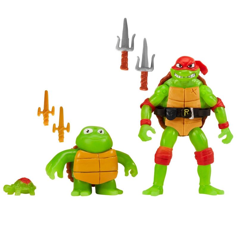 Teenage Mutant Ninja Turtles: Mutant Mayhem Making of a Ninja Raphael Action Figure Set - 3pk, 5 of 10