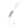 Brushtech Foam-Tipped Baby Bottle Brush, Pack of 2, Durable & Soft Bristles & Foam Tip for Deep Bottle Cleaning, Made in USA - 2 of 4