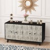 VYNXARIA 59.84" Vintage 4-Door Sideboard - Stylish Freestanding Storage Cabinet - 4 of 4