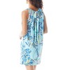 Beach House Style Floral Print Colette Adjustable Tank Dress - 2 of 3