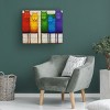 Trademark Fine Art - Daniel Patrick Kessler 'Rainbow Cats' Wood Slat Art - 3 of 4