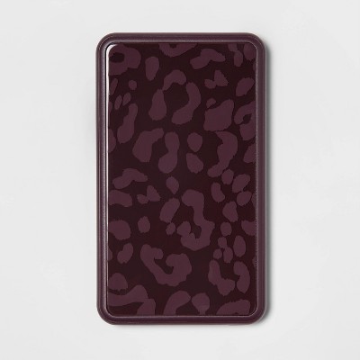 heyday™6000mAh Portable Powerbank - Mulberry Flocked Leopard