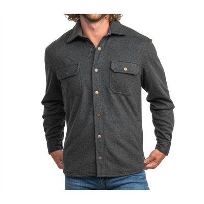 Men's Stretch Twill Shacket - Southern Shirt Company M