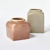 Modern Green Ceramic Vase - Threshold™ designed with Studio McGee - image 4 of 4