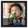 PosterPalooza | Square Classic Modern Black Picture Frame - UV Acrylic, Foam Board Backing, Hanging Hardware - 2 of 4