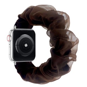 HTUTWOO Hair Tie Style Apple Watch Band, Stretchy Cute Replacement Strap 38/40/41/42/44/45/49mm for iwatch Series 9 8 7 6 5 4 3 2 1 SE Ultra - 1 of 4