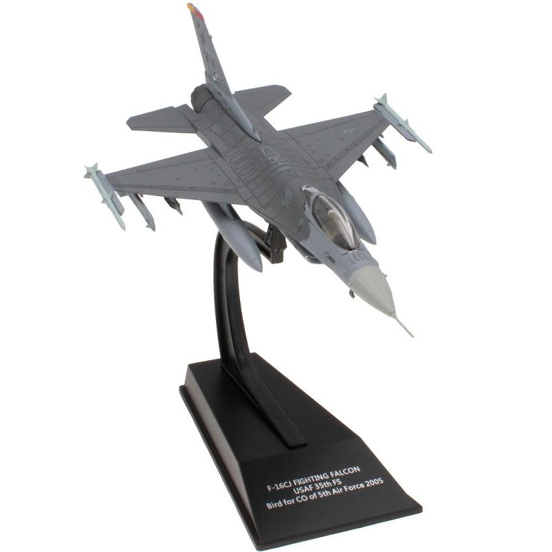 General Dynamics F-16CJ Fighting Falcon Fighter Aircraft US Air Force 1/100 Diecast Model by Hachette Collections, 2 of 4