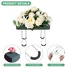Unique Bargains Cemetery Headstone Flower Saddles with Floral Foam Rustproof Galvanized 12 Inch - 2 of 4