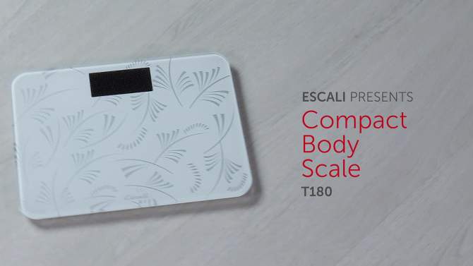 Compact Floral Body Scale White - Escali, 2 of 7, play video