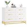 Dresser for Bedroom with 6 Drawers, Wood Chest of Drawers - 3 of 4