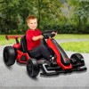 24V Kids Go Kart,300W Powerful Electric Drift Kart Car with Adjustable Seat - 2 of 4