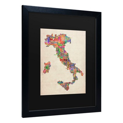 Trademark Fine Art -Michael Tompsett 'Italy Ii' Matted Framed Art