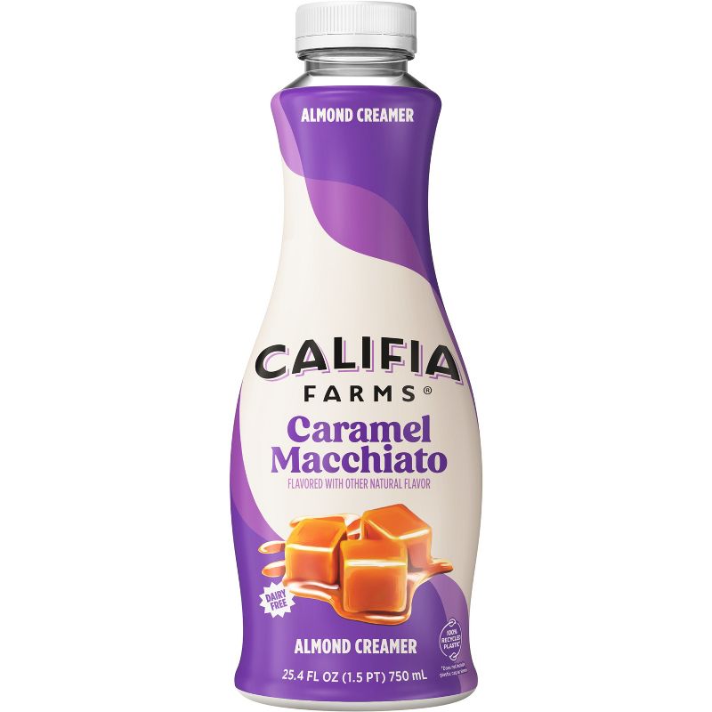 Califia Farms Caramel Macchiato Almond Milk Coffee Creamer - 25.4 fl oz, 1 of 9